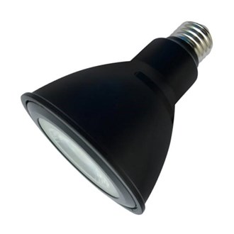 HALCO 11W PAR30L 3000K 40 E26 Base Black Finish